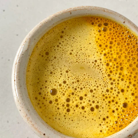 blume turmeric latte in mug